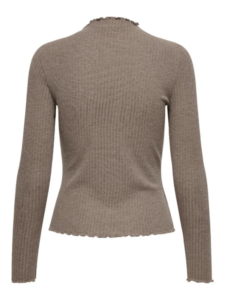 ONLEMMA L/S HIGH NECK TOP NOO