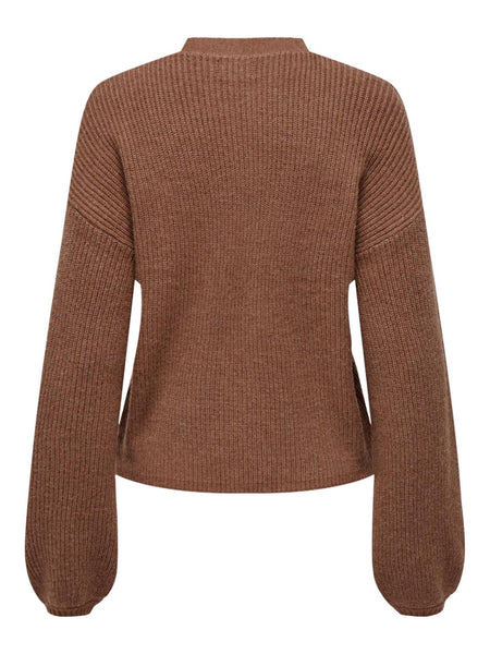 ONLKATIA LS LOOSE RIB V-NECK