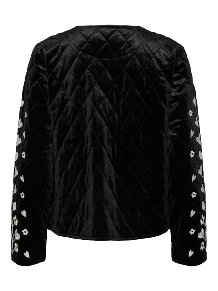 PCALISSON LS VELVET QULIT JAC