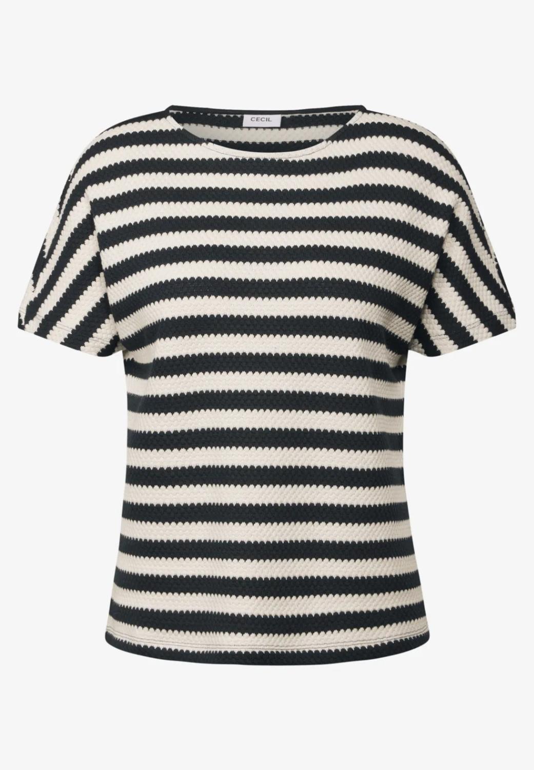 Striped Structure T-Shirt