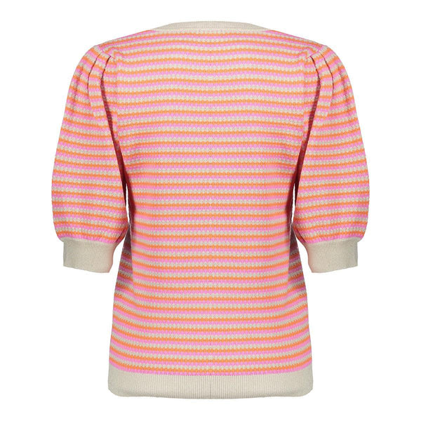 Pullover stripes short sleeve