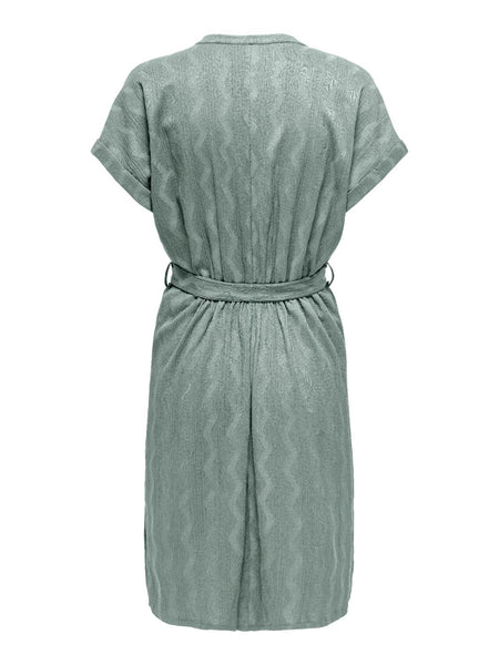 ONLDIA S/S V-NECK DRESS CS JR