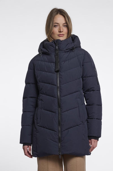 Padded jacket with detachable 
