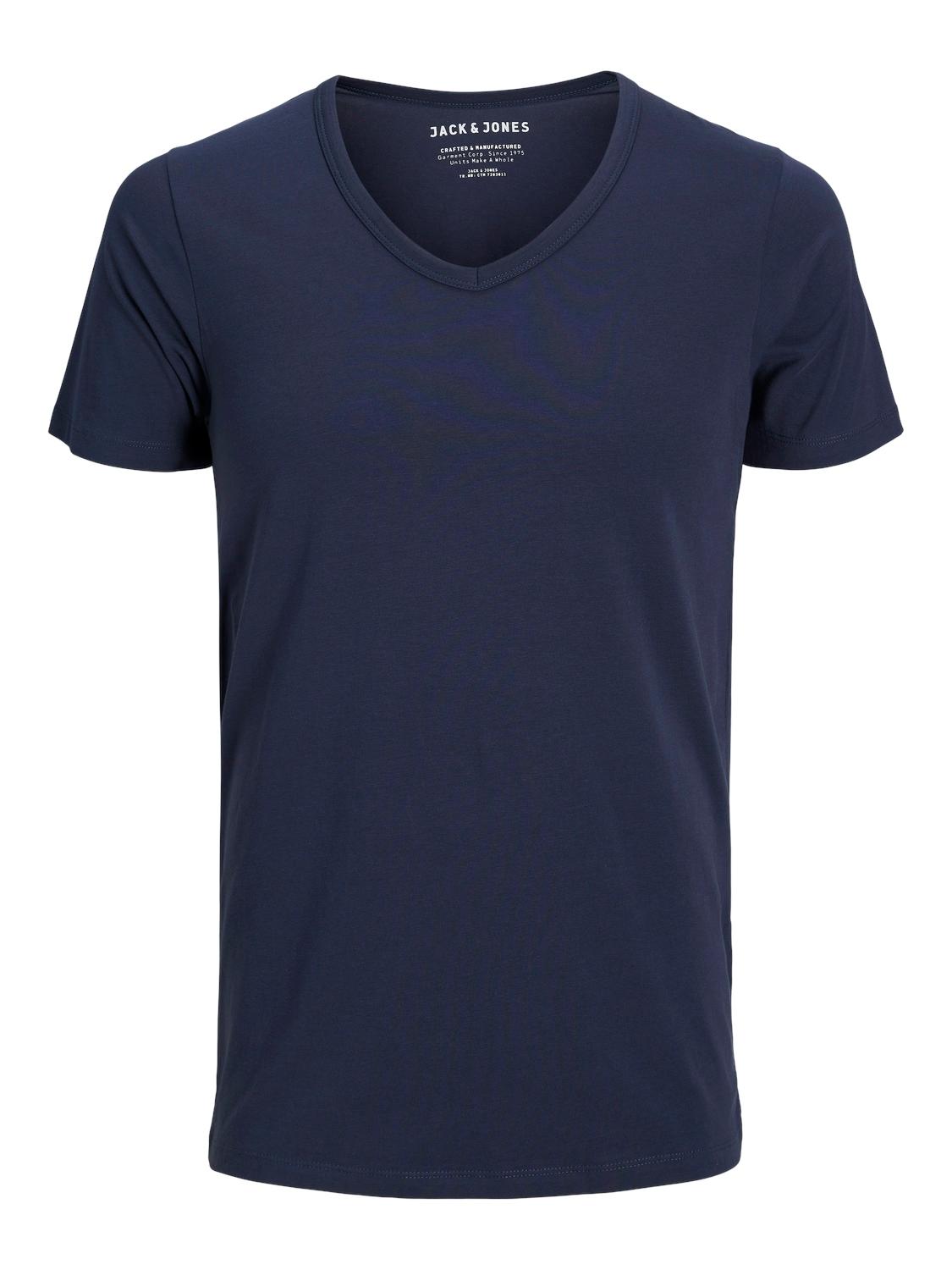JJEBASIC V-NECK TEE S/S NOOS