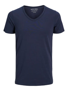 JJEBASIC V-NECK TEE S/S NOOS