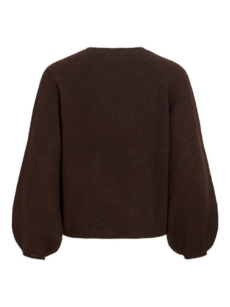VISAPNA O-NECK L/S KNIT TOP/P