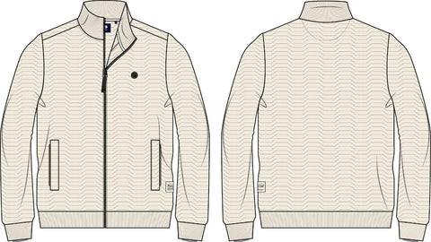 Men Sweater Collar Zip