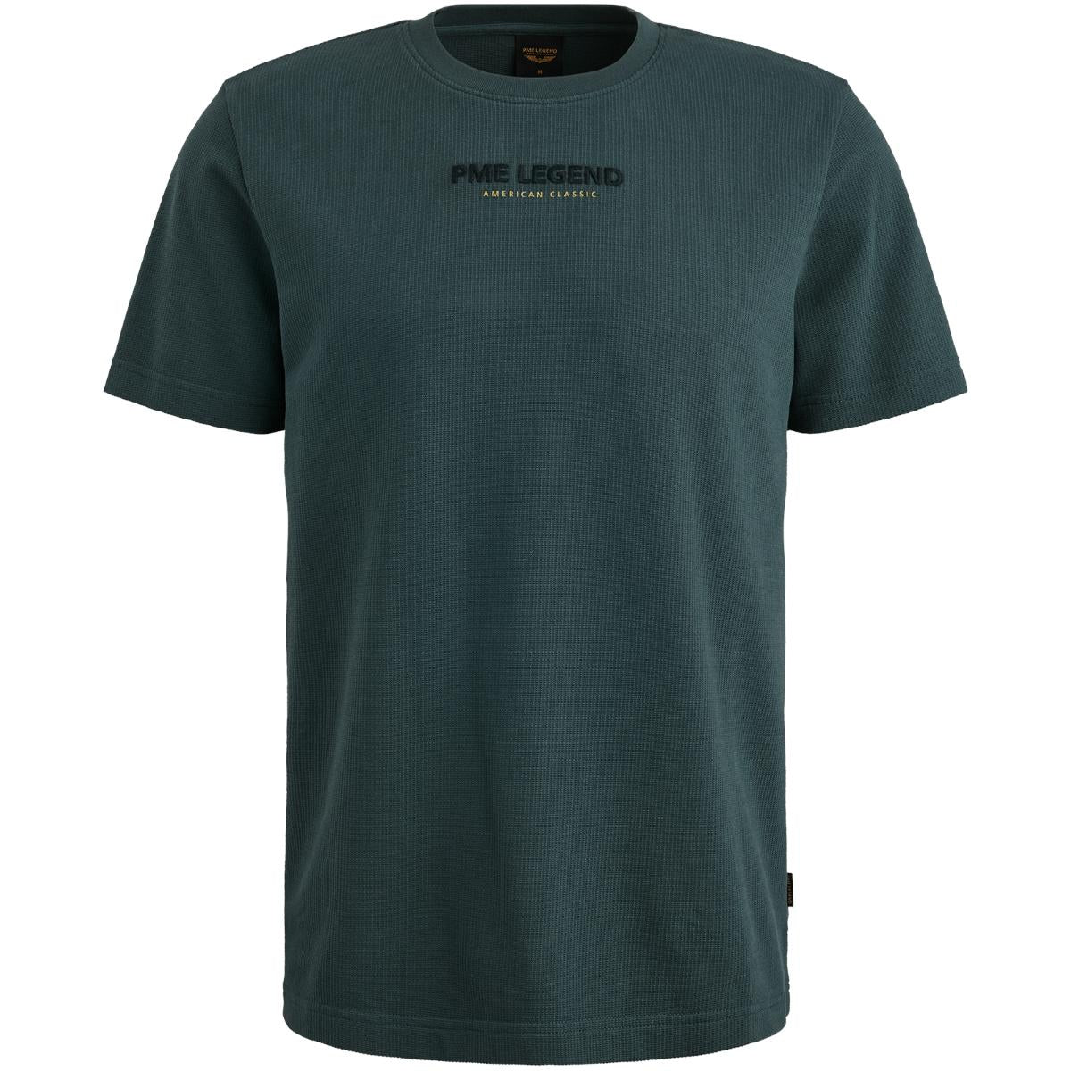 Short sleeve r-neck flat waff