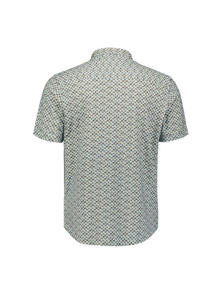 Shirt s/s jersey printed green