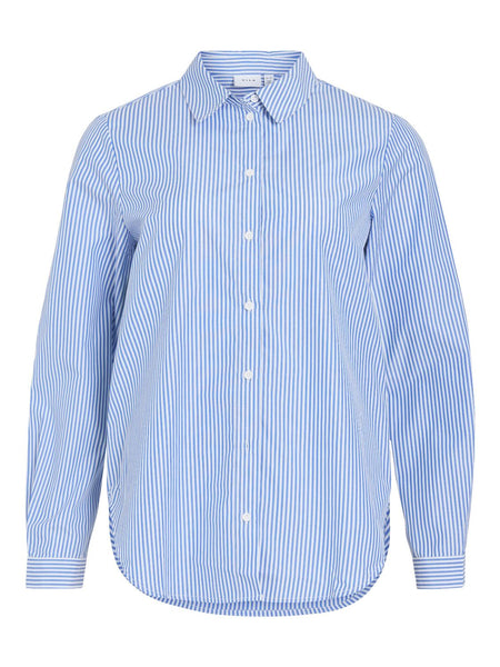 VIDOJA LS STRIPED TAPE SHIRT