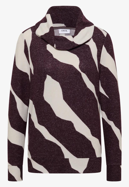 TOS Big Collar Cosy AOP T-Shi