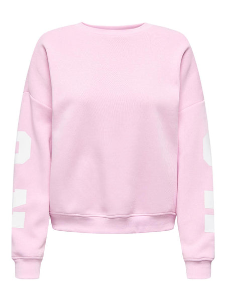 ONLSWEAT L/S BACK/SLEEVE PRIN