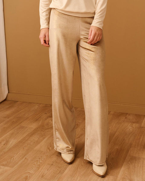 Broek bentha velours lurex