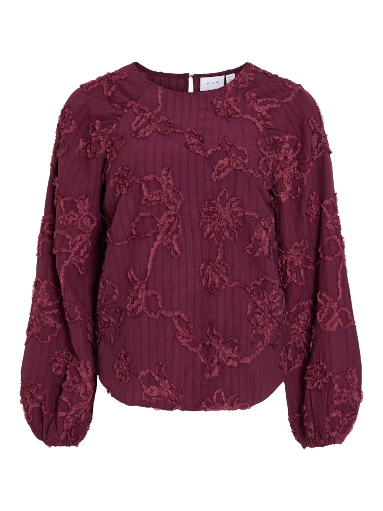 VIHULDA O-NECK L/S TOP