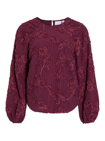 VIHULDA O-NECK L/S TOP