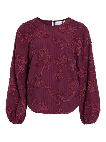VIHULDA O-NECK L/S TOP