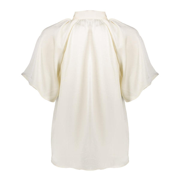 BLouse satin with bow 53072-14