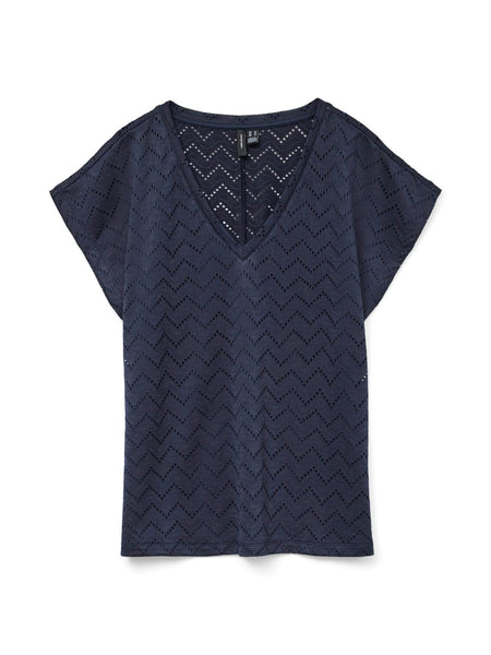 VMTHAS SS V-NECK TOP JRS GA V