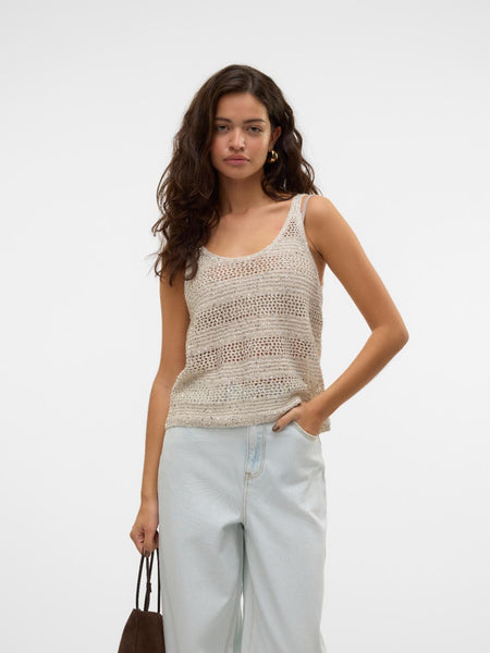 VMLEILANI STRIPE SL U-NECK TO