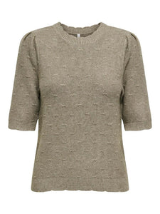 ONLKATIA SS STRUCTURE O-NECK