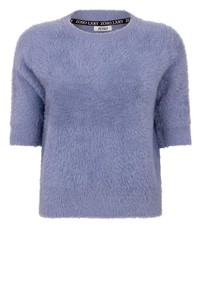Knitted sweater patrice blue
