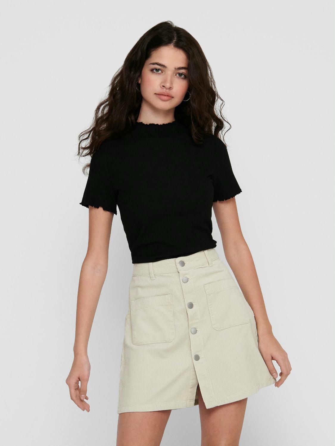ONLEMMA S/S HIGHNECK TOP NOOS