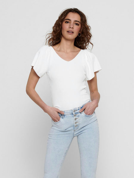 ONLLEELO S/S BACK PULLOVER KN
