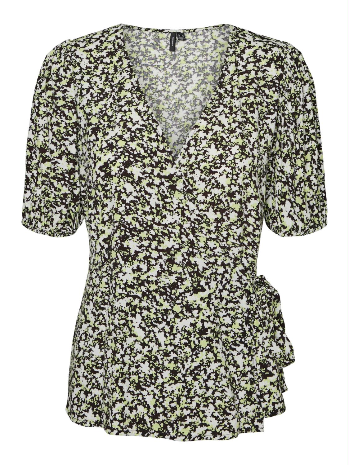 VMHENNA VIC S/S WRAP TOP SB5