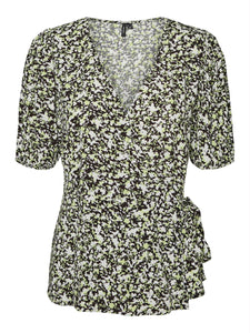 VMHENNA VIC S/S WRAP TOP SB5