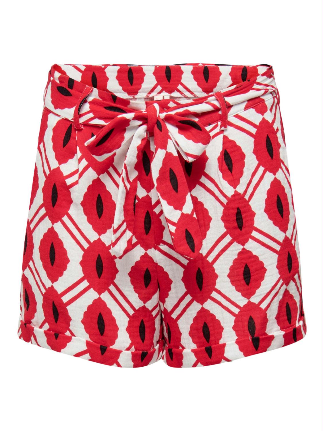 ONLTHYRA AOP PAPERBAG SHORTS