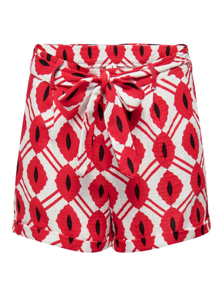 ONLTHYRA AOP PAPERBAG SHORTS