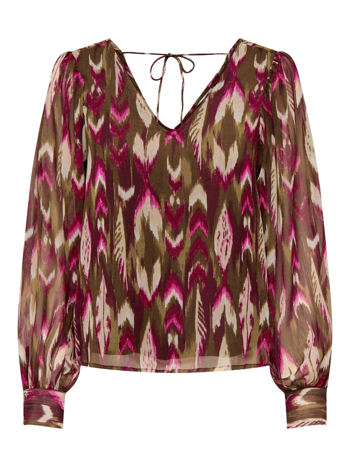 ONLPAM LIFE L/S V-NECK TOP PT