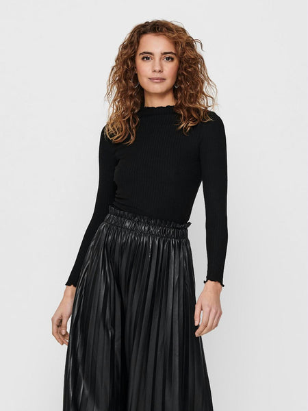 ONLEMMA L/S HIGH NECK TOP NOO
