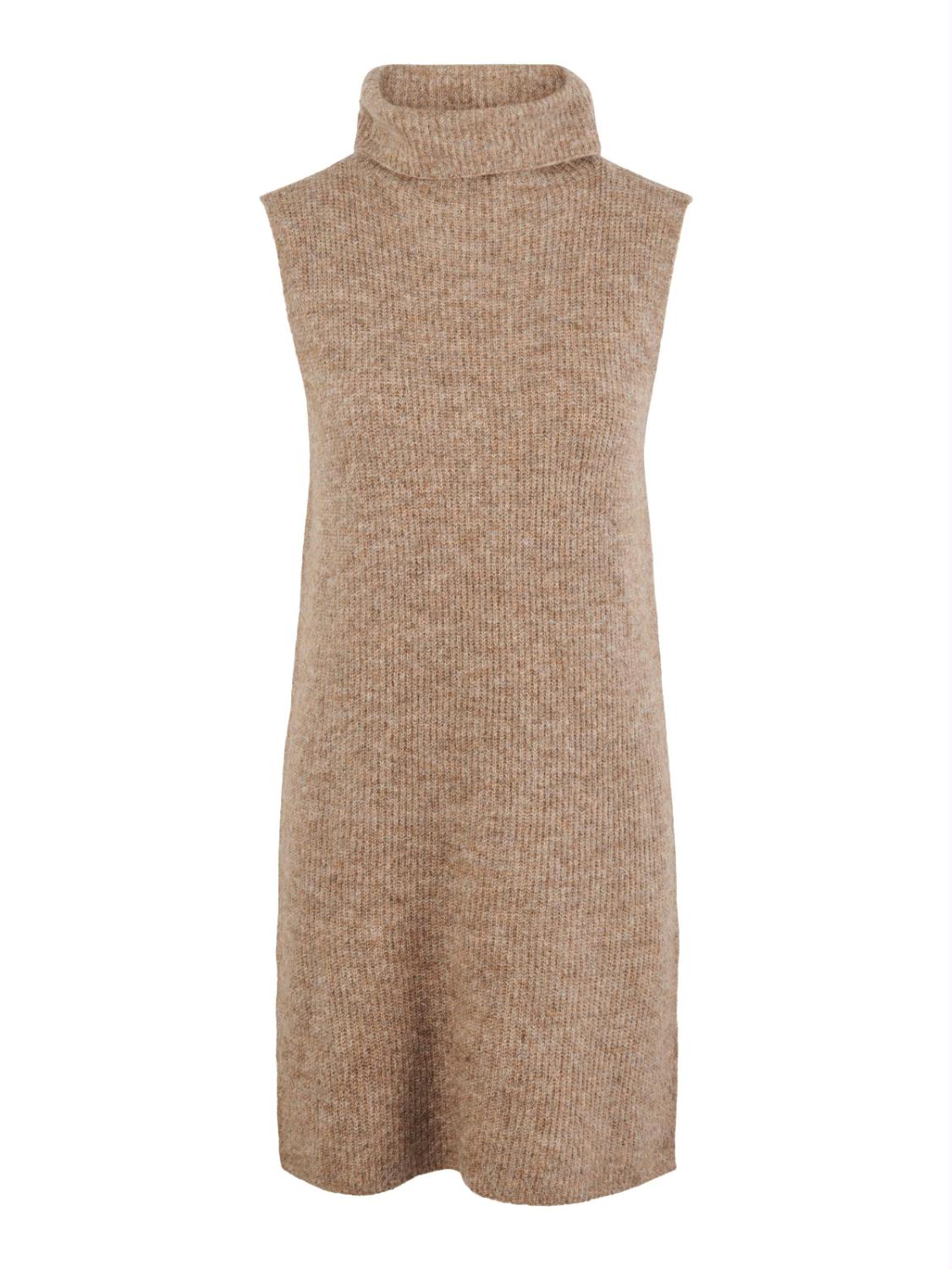 PCELLEN ROLLNECK LONG KNIT VE