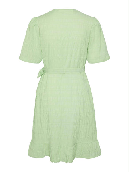 PCLOUISE SS WRAP DRESS