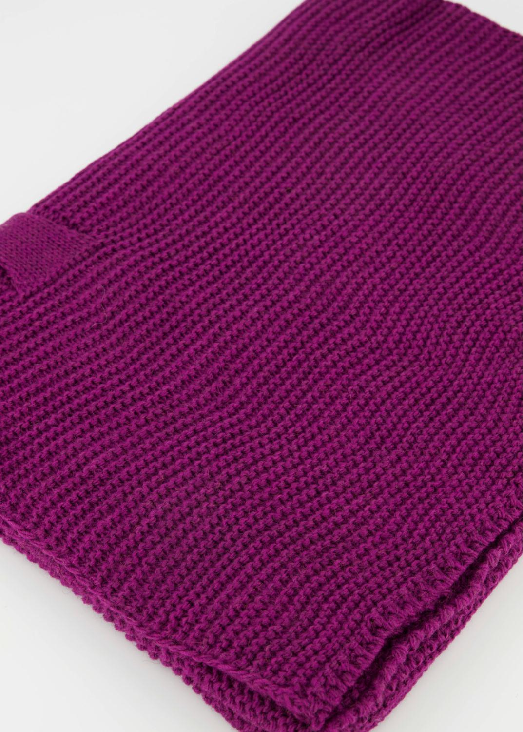 Gina gebreide poncho