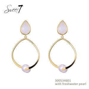 oorbellen hanger gold ovaal