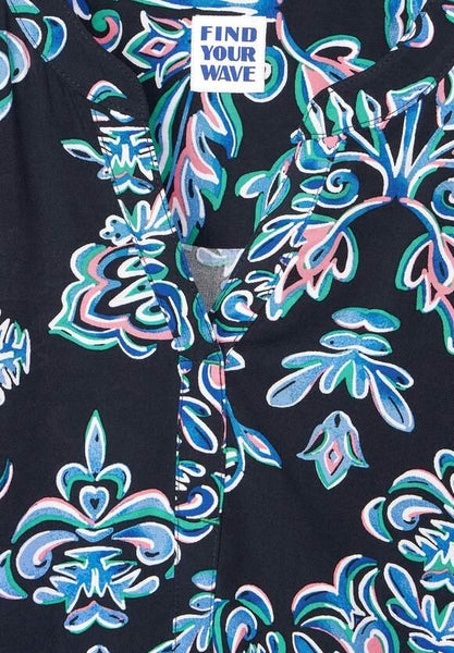 TOS Ornament Print Blouse