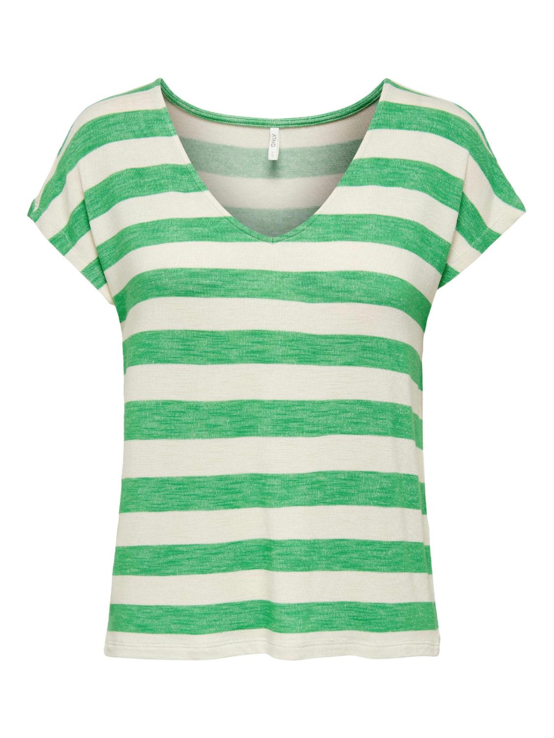 ONLLIRA LIFE S/S V-NECK TOP J