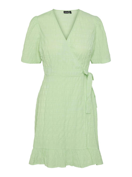 PCLOUISE SS WRAP DRESS