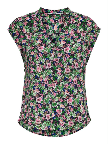 ONLTAMARA LIFE S/S V-NECK TOP