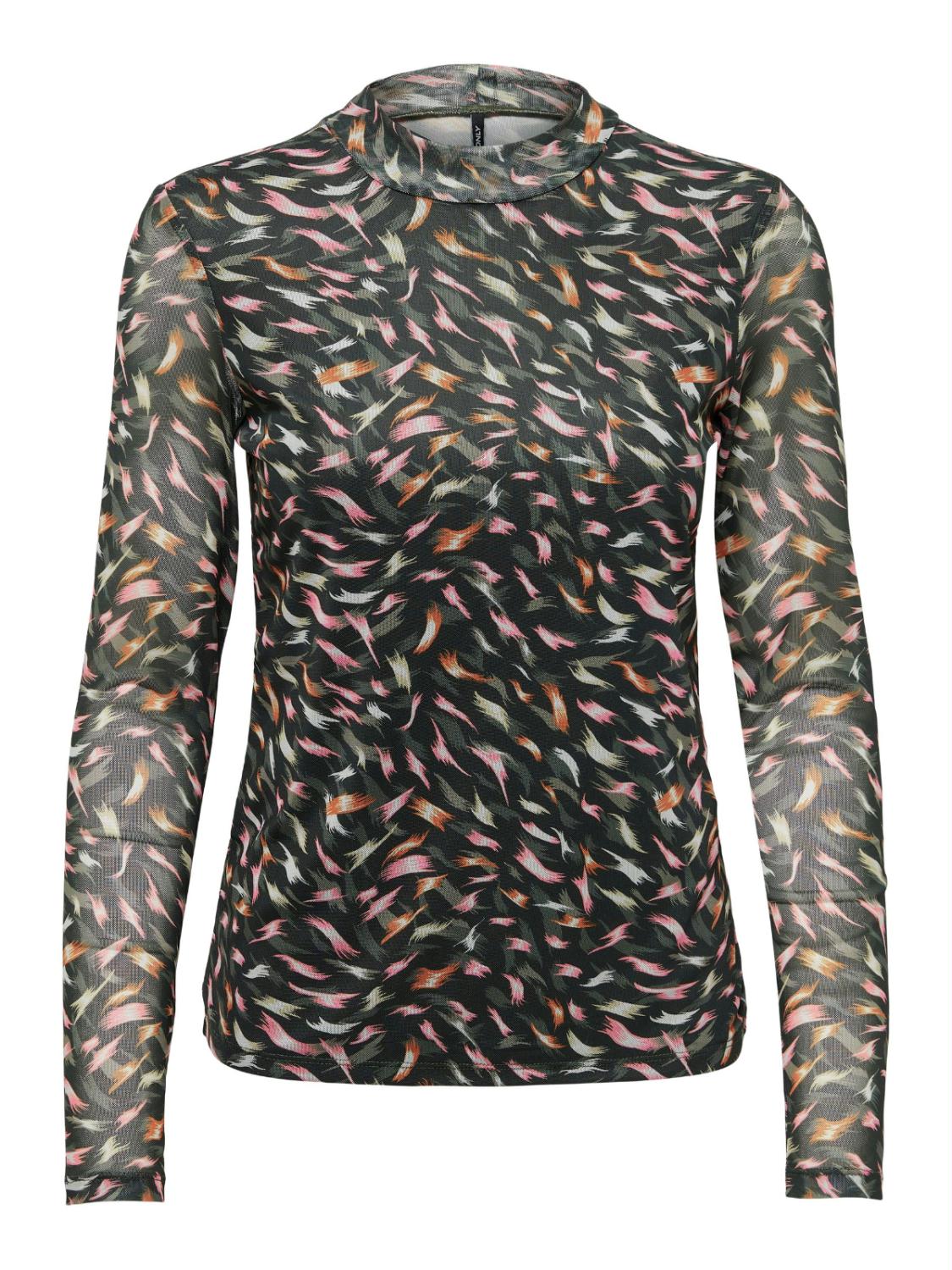 ONLERICA L/S HIGH NECK TOP JR