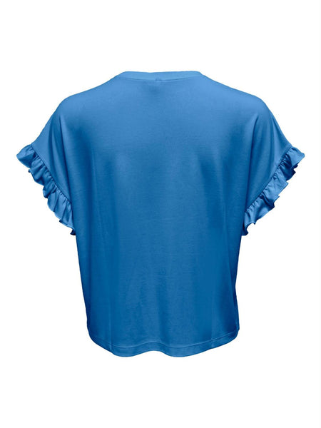 ONLFREE LIFE S/S FRILL LONG T