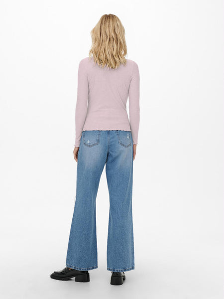 ONLEMMA L/S HIGH NECK TOP NOO