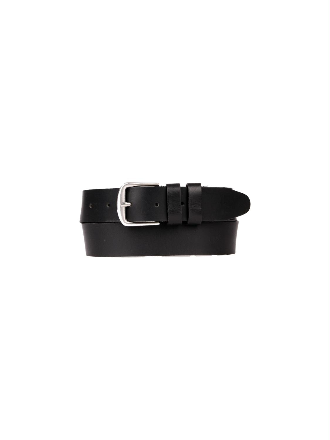 Brede zwarte riem 4cm