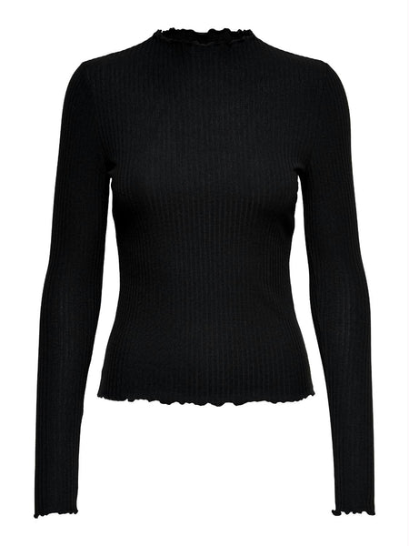 ONLEMMA L/S HIGH NECK TOP NOO