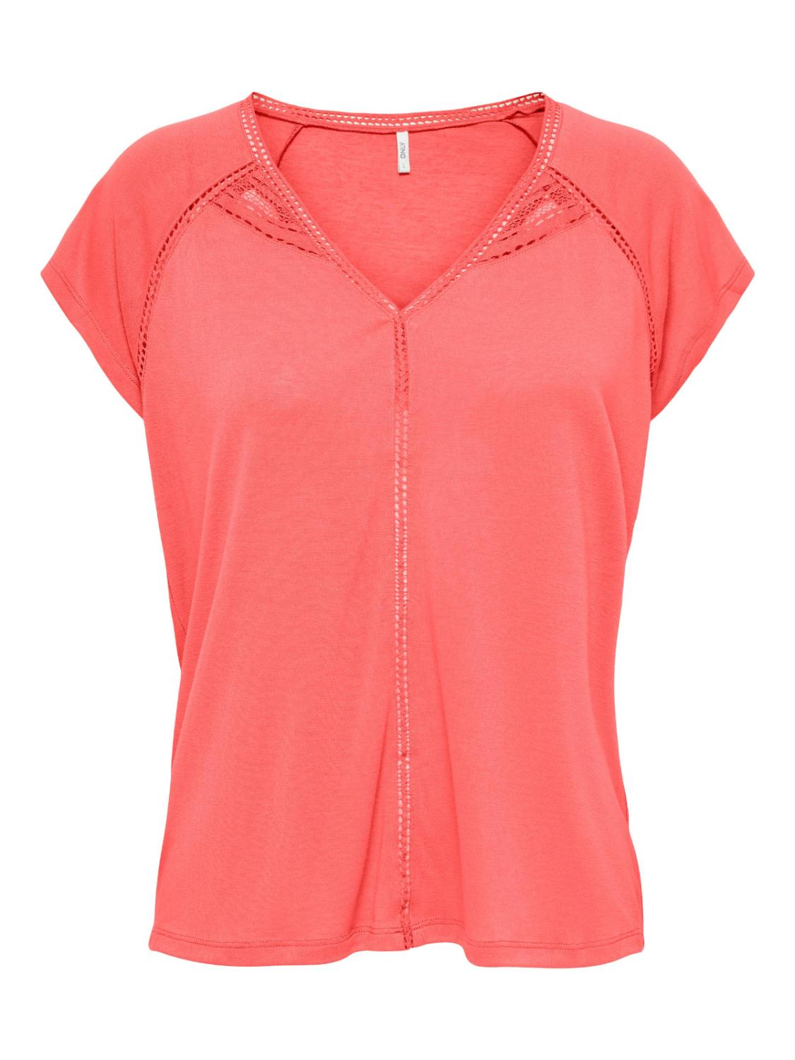 ONLNINA S/S MIX TOP JRS