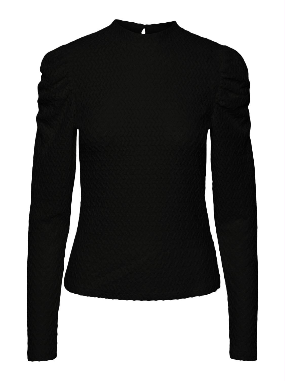 PCNEIDI LS HIGH NECK TOP