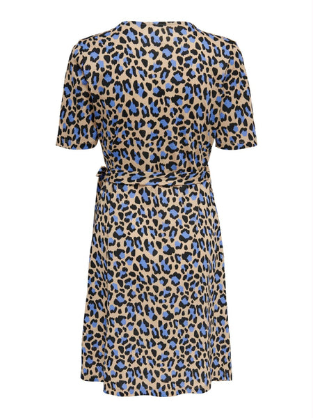 ONLMAY S/S AOP WRAP DRESS JRS