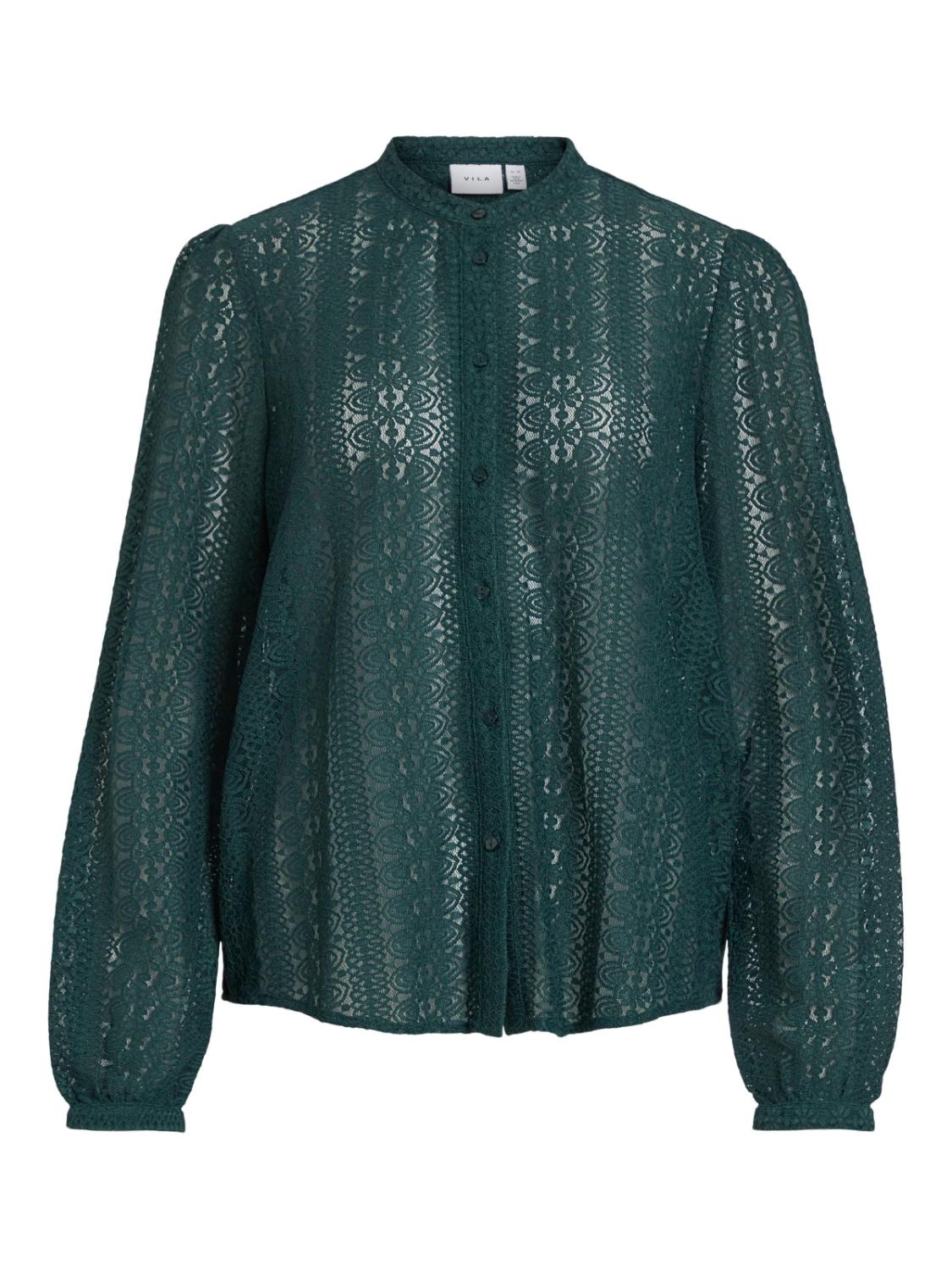 VICHIKKA LACE L/S SHIRT- NOOS